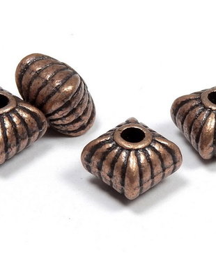 Distantier metalic, cupru, 7x7 mm