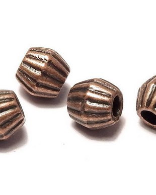Distantier metalic, cupru, 4x4.5 mm
