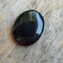 Cabochon obsidian 36x29x7 mm