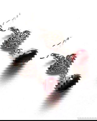 cercei agate striped 46120