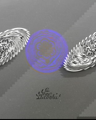 Brosa reciclata din capsule de cafea  cu floare