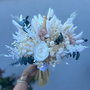 Buchet mireasa flori criogenate/ trandafiri criogenati