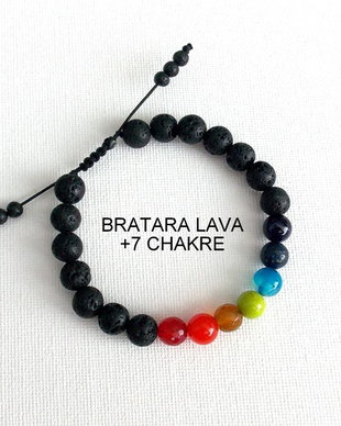 Bratara LAVA+7Chakre