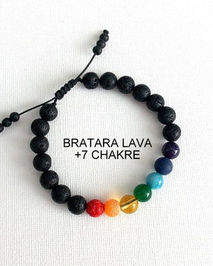 Bratara LAVA+7Chakre