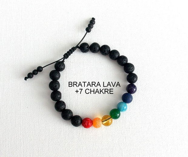 Bratara LAVA+7Chakre