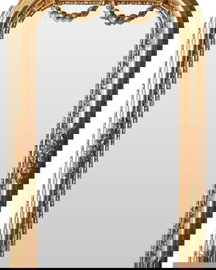 Oglinda Rococo aurie cu ingerasi