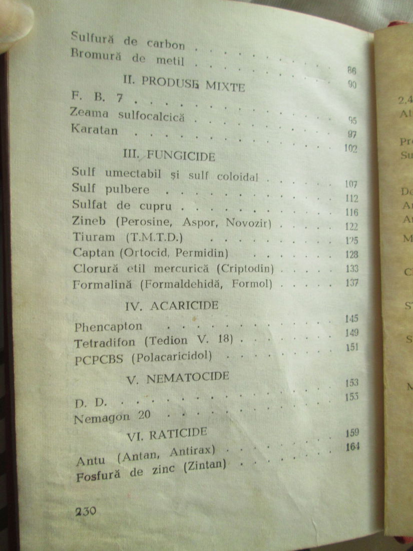 1967 Produse fitofarmaceutice folosite in productie