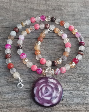 Colier agate