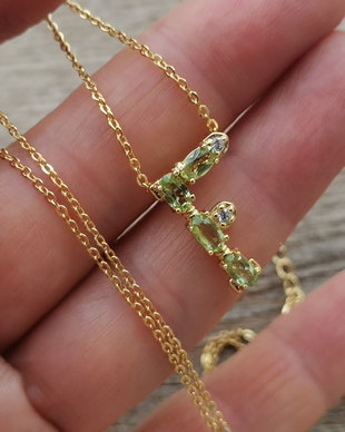 Colier peridot