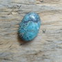 Cabochon larimar, 21x15x6.5 mm