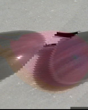 Pandantiv din cuart roz brazilian cu agatatoare din argint .925 placat cu rodiu