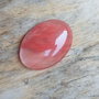 Cabochon cuart cherry, 30x22mm