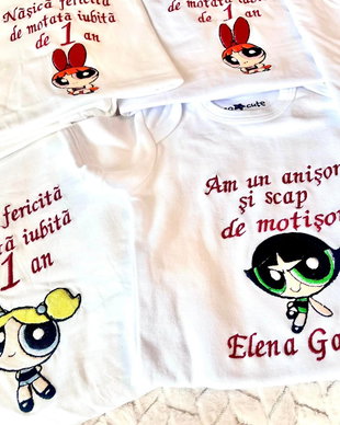 Tricouri personalizate Powerpuffgirl