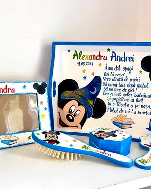 Set Mot Mickey Mouse pictat