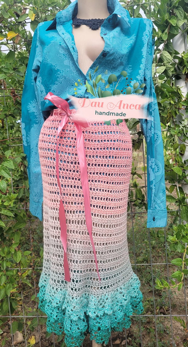 Fusta crosetata "Pinkilicious"