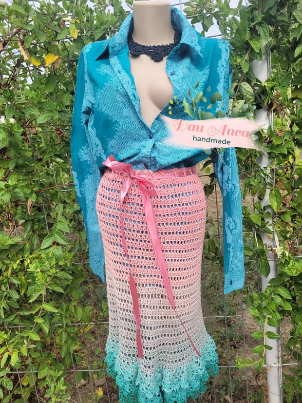 Fusta crosetata "Pinkilicious"