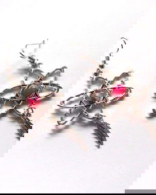 cercei agate ciclam 46280