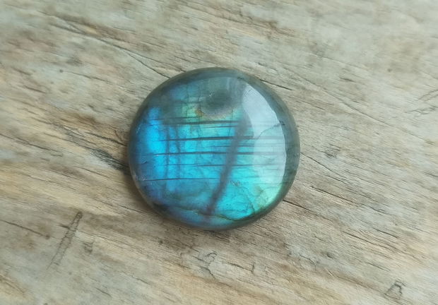 Cabochon labradorit, 28 mm