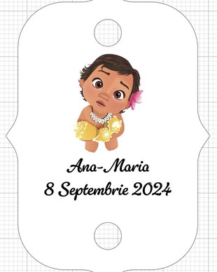 Eticheta artificii tort botez/Onomastica/ Artificii tort cu eticheta personalizata
