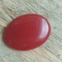Cabochon jad rosu, 40x30 mm - 2 buc, REZERVATE