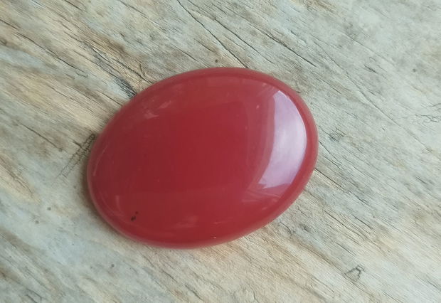 Cabochon jad rosu, 40x30 mm - 2 buc, REZERVATE