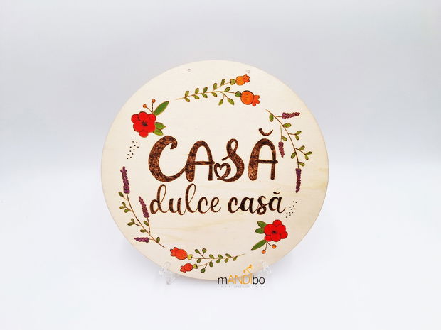 Tăbliță decorativă - Casă, dulce casă