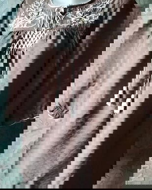 bluza brodata gen ie ,capucino ,  XXL