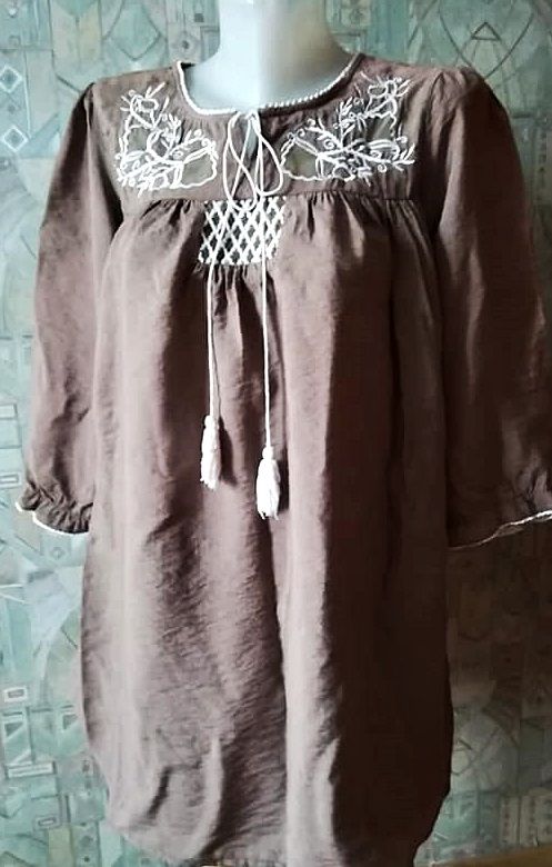 bluza brodata gen ie ,capucino ,  XXL