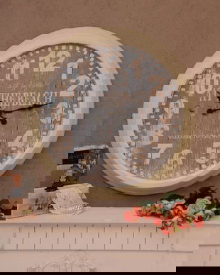 Ceas gigantic de perete "La plaja"