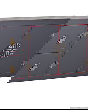 Consola TV exotica neagra