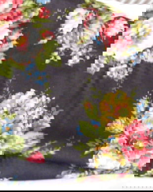 Bumbac cu flori satinat