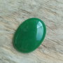 Cabochon jad verde, 40x30 mm