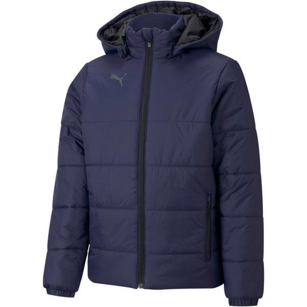 Geaca copii Puma Teamliga Padded Jacket Jr 65726606, 164, Albastru