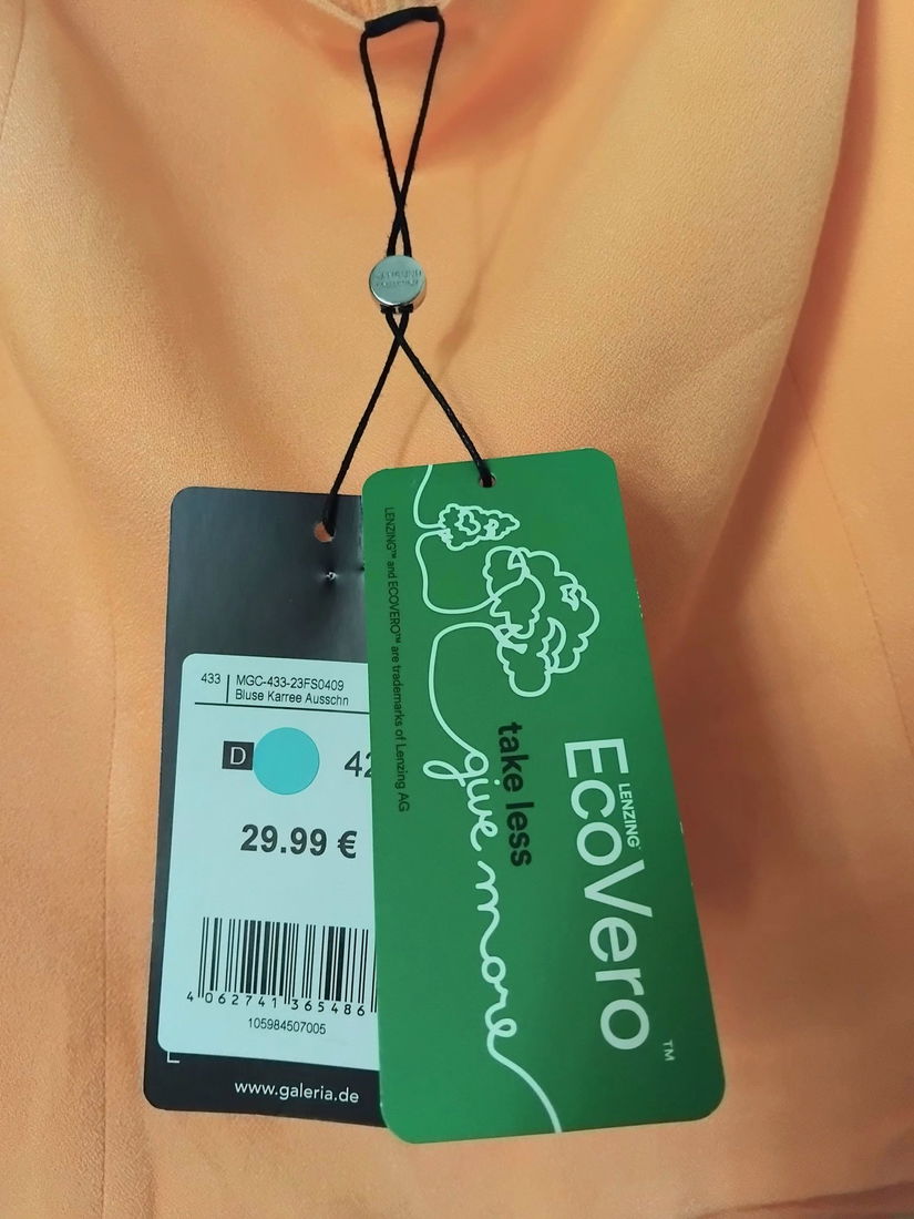 Bluza ecovascoza noua, cu etichete