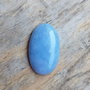 Cabochon angelite, 30x20x5 mm