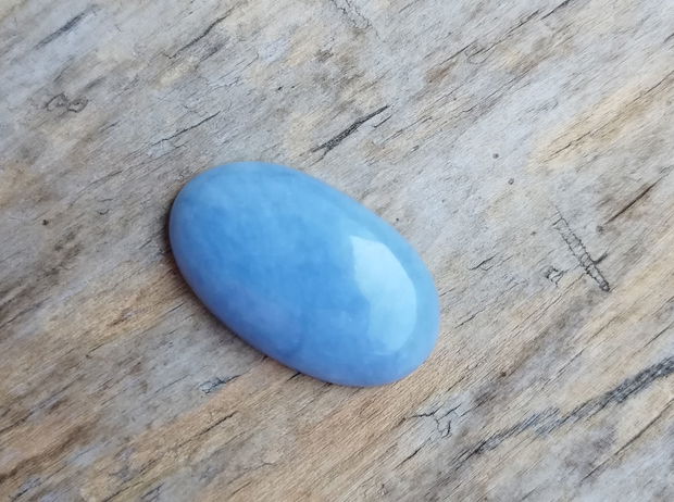 Cabochon angelite, 30x20x5 mm