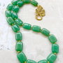 Colier aventurin verde & Jad verde