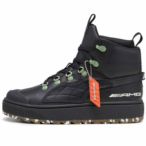 Pantofi sport unisex Puma Mapf1 Amg Ren Boot 30795501, 42, Negru