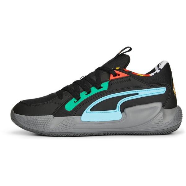 Pantofi sport barbati Puma Court Rider Chaos Block Party 37826501, 44, Negru