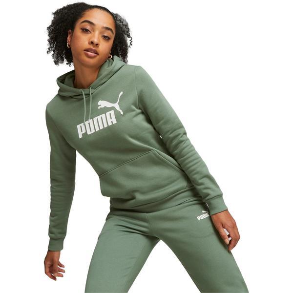 Hanorac femei Puma Ess Logo Hoodie Fl S 58678948, L, Verde