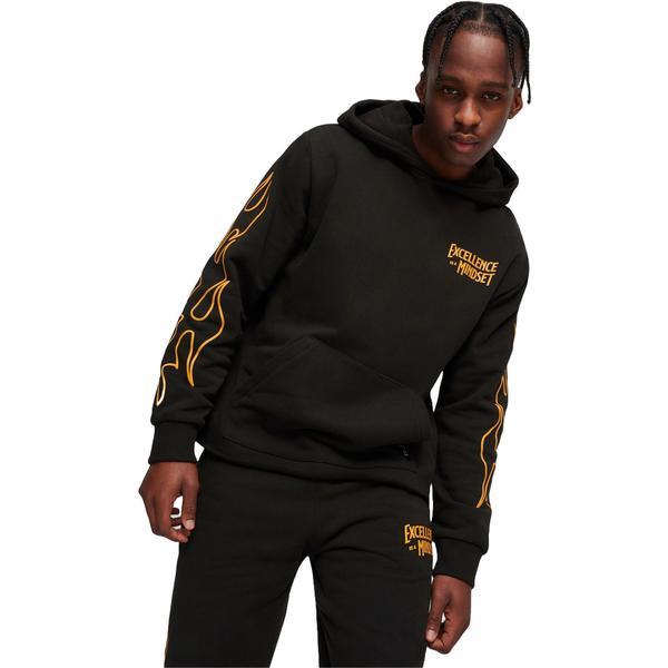 Hanorac barbati Puma Caution Hoodie 62475901, M, Negru