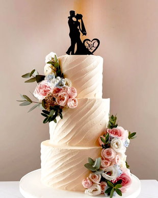 Topper Nunta personalizat cu Initiale