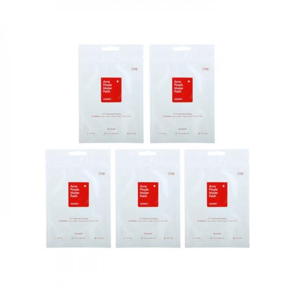 Set 5 pachete plasturi pentru cosuri si anti acnee Cosrx Acne Pimple Master Patch, 24 buc x 5 plicuri