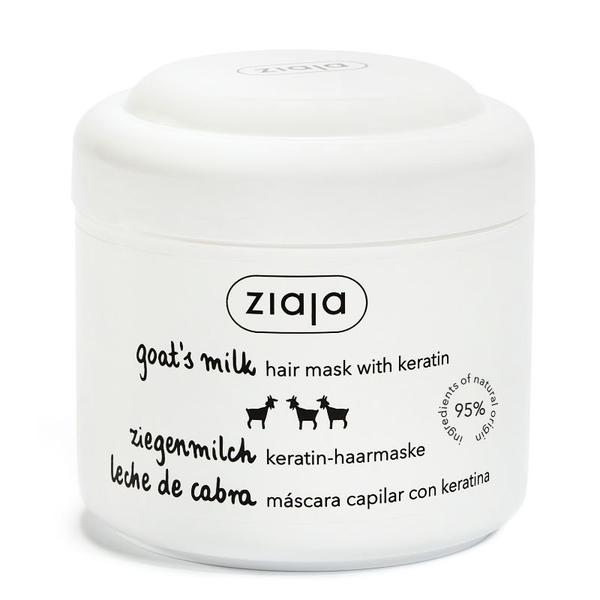 Masca de Par cu Keratina cu Lapte de Capra - Ziaja Goat`s Milk Hair Mask with Keratin, 200 ml