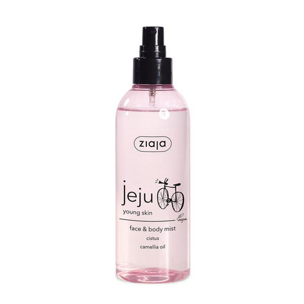 Spray pentru Fata si Corp - Ziaja Jeju Pink Young Skin Face &amp; Body Mist, 200 ml