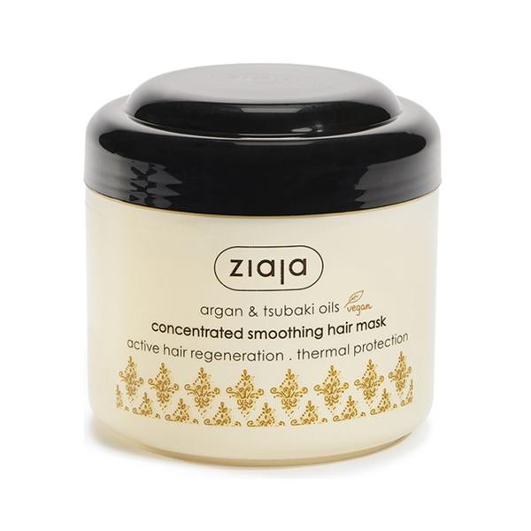 Masca de Par - Ziaja Argan and Tsubaki Oils Concentrated Smoothing Hair Mask, 200 ml