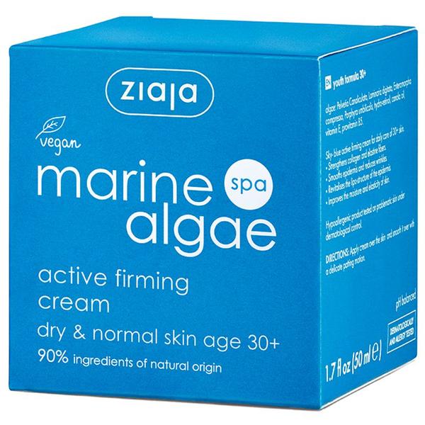 Crema pentru Fermitate 30+ - Ziaja Marine Algae Spa Active Firming Cream Dry &amp; Normal Skin Age 30+, 50 ml