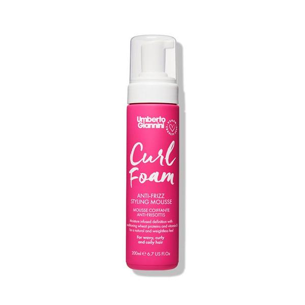 Spuma Modelatoare Anti-Frizz pentru Par Cret - Umberto Giannini Curl Foam, 200 ml