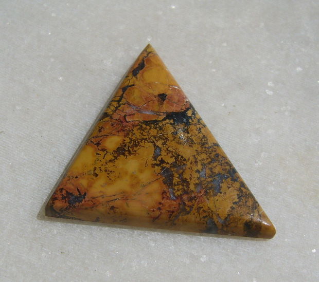 Cabochon maligano jasper (INDIA - lucrat manual) aprox 5x29x42 mm