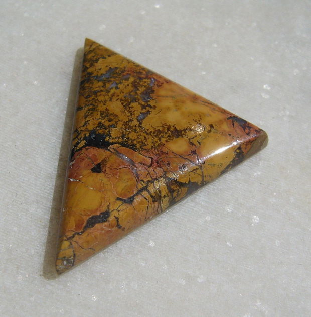 Cabochon maligano jasper (INDIA - lucrat manual) aprox 5x29x42 mm